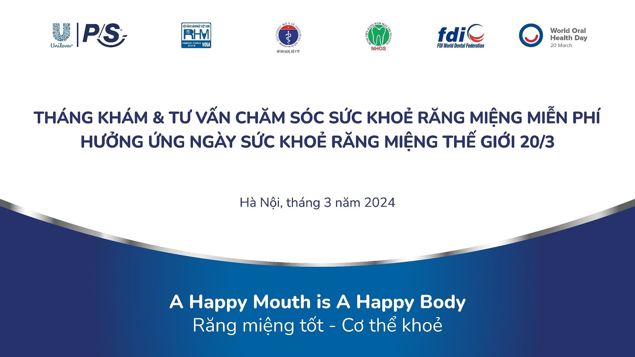 THÁNG KHÁM VÀ TƯ VẤN CHĂM SÓC SỨC KHỎE RĂNG MIỆNG MIỄN PHÍ